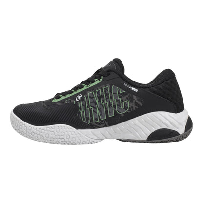 ZAPATILLA BULLPADEL IONIC W 25V NEGRO Y VERDE